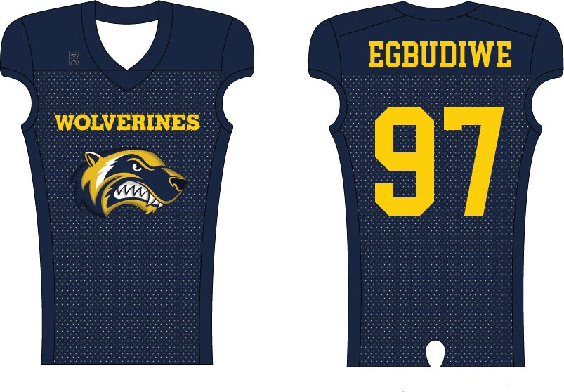 WOLVERINES PRACTICE JERSEYS - Premium  from Reyrr Athletics - Shop now at Reyrr Athletics