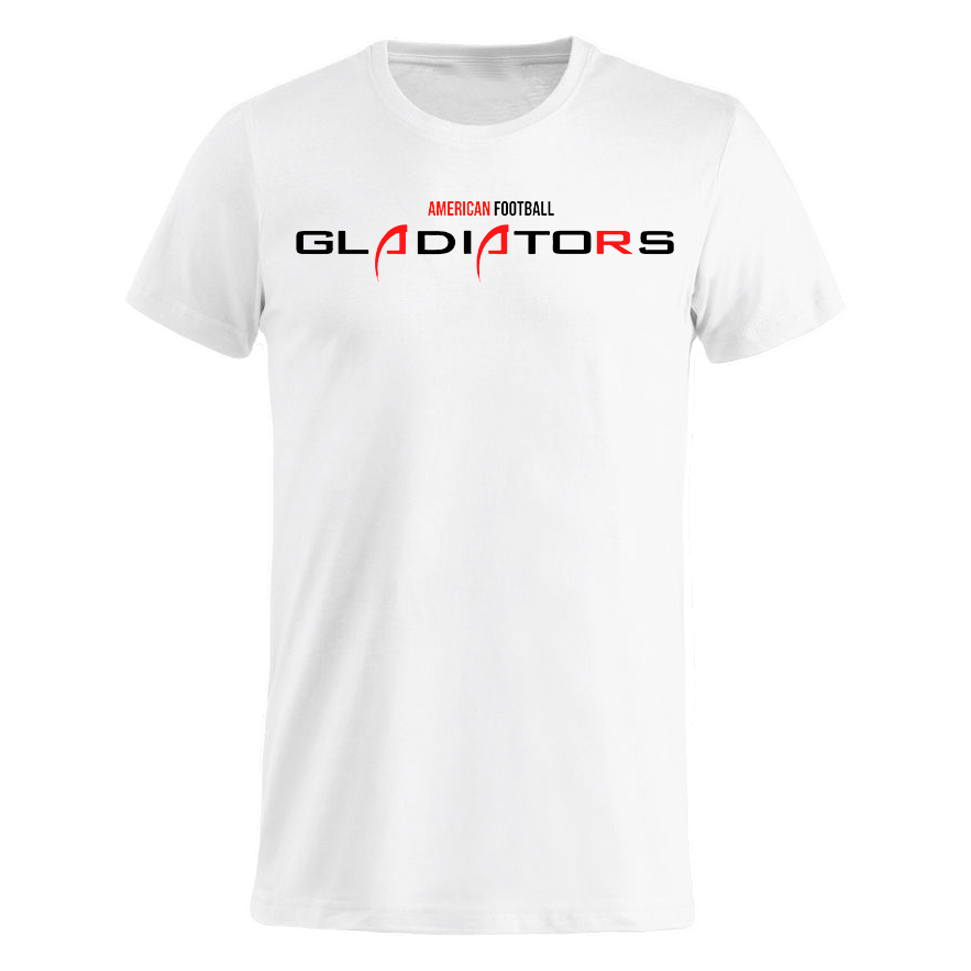 Kristiansand Gladiators White text tee - Premium  from Reyrr Athletics - Shop now at Reyrr Athletics